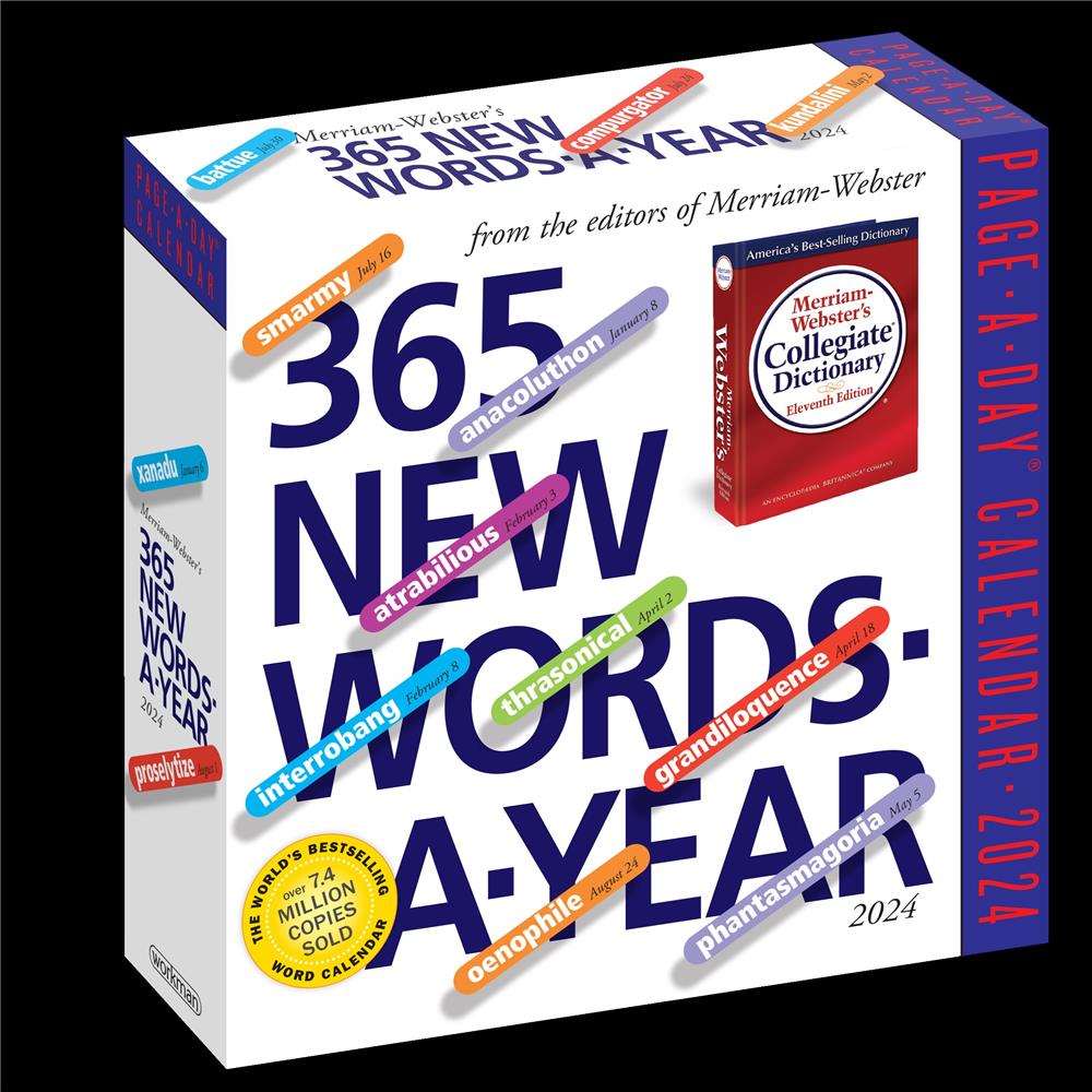 New Words 365 2024 Box Calendar
