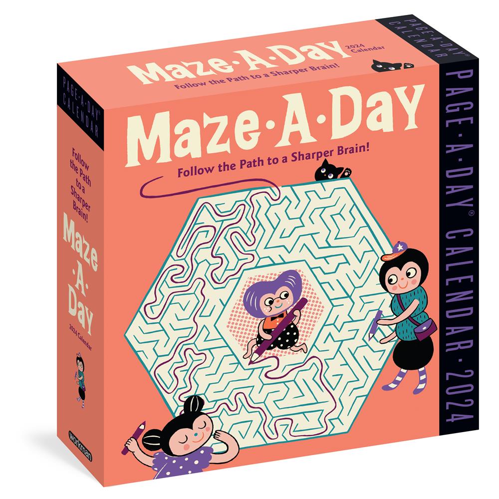 Maze A Day 2024 Box Calendar