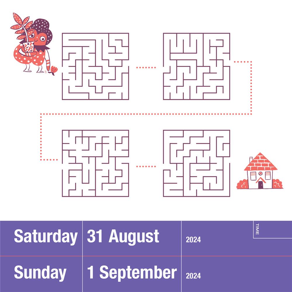 Maze A Day 2024 Box Calendar