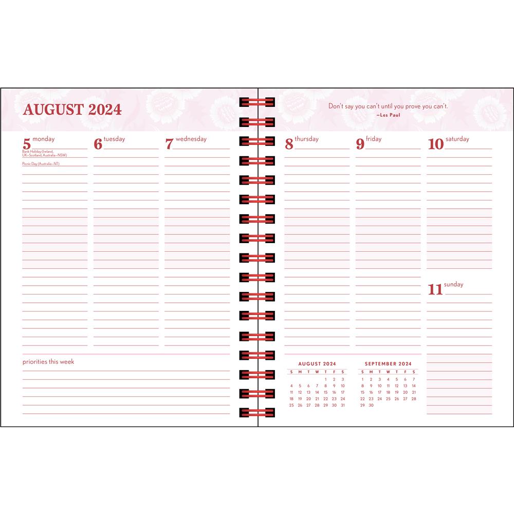 Posh Dahlia Days 2024 Deluxe Engagement Calendar product image