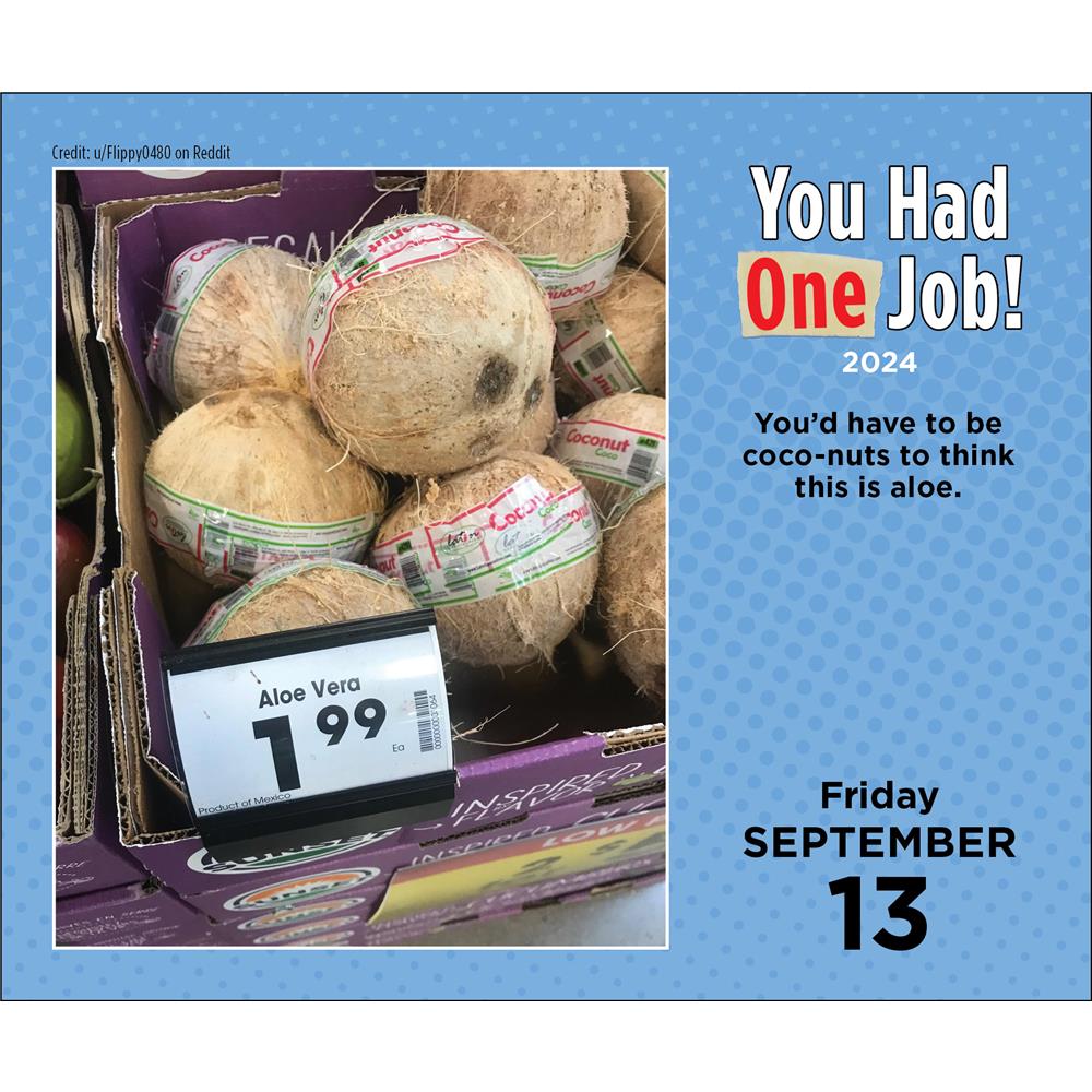 You Had One Job 2024 Box Calendar product image