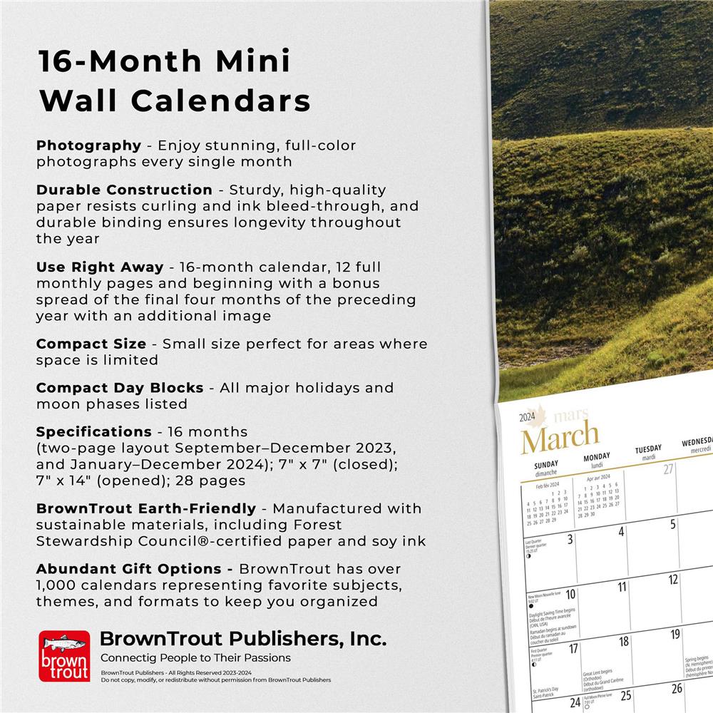 Prairies 2024 Mini Calendar product image