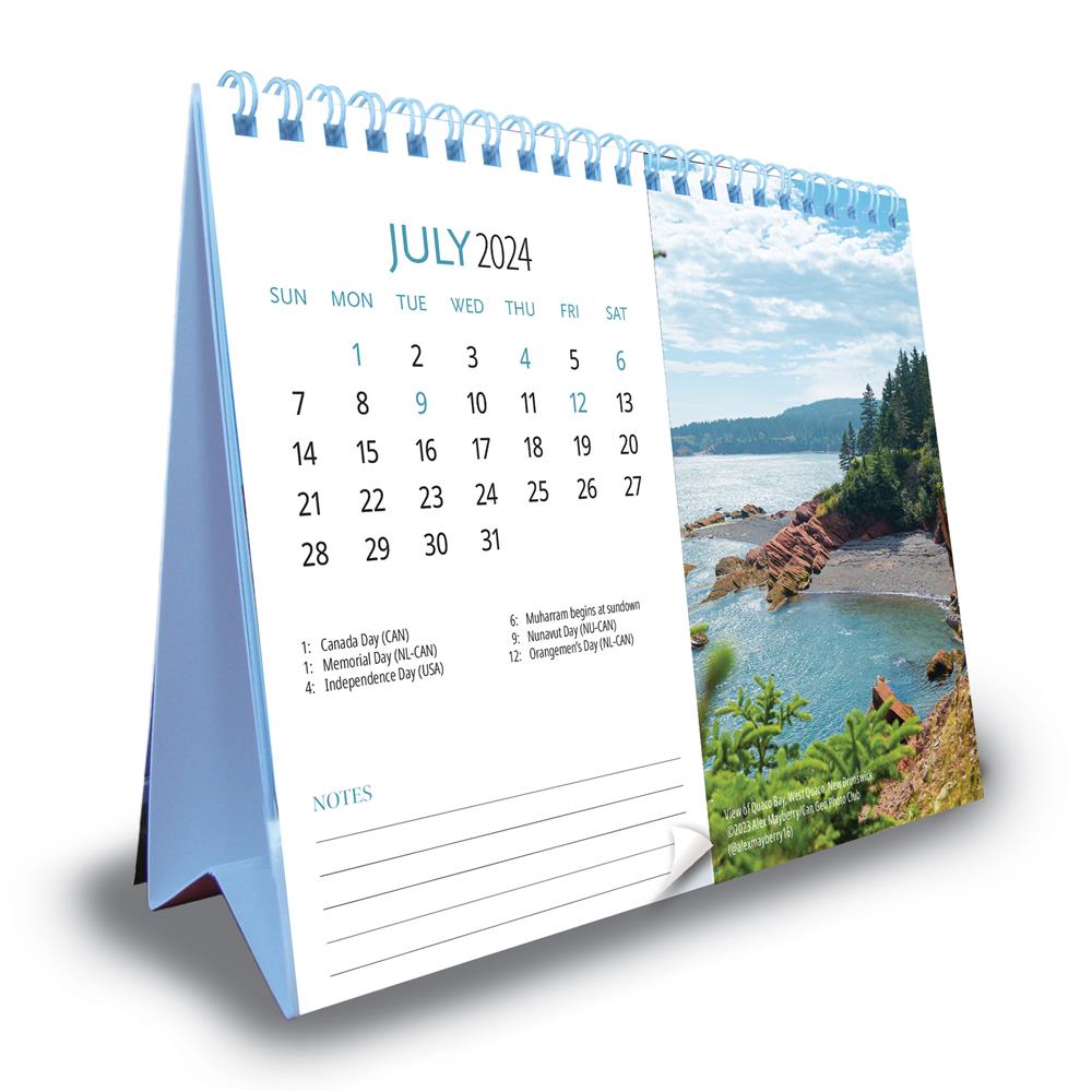 Can Geo Scenic Canada 2024 Easel Calendar product image