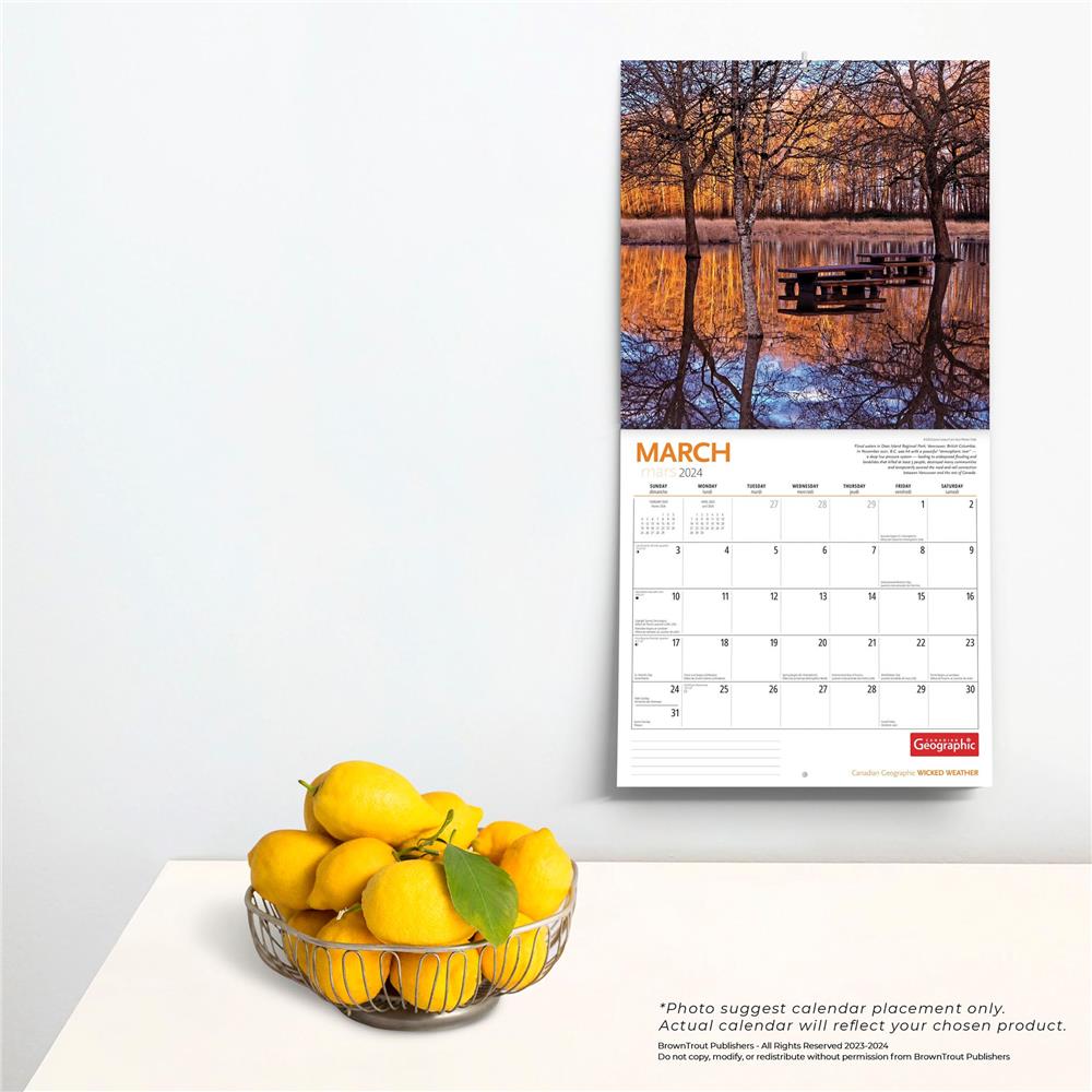 Can Geo Wicked Weather 2024 Wall Calendar