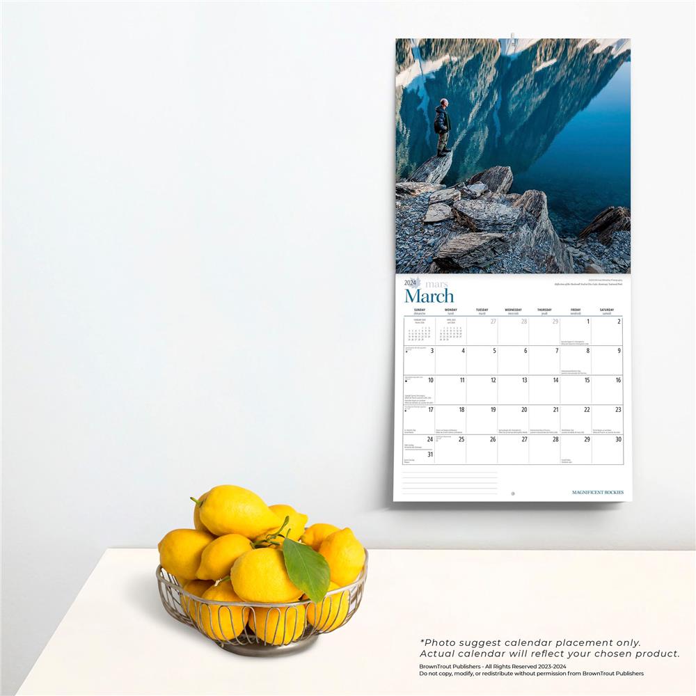 Magnificent Rockies 2024 Wall Calendar product image