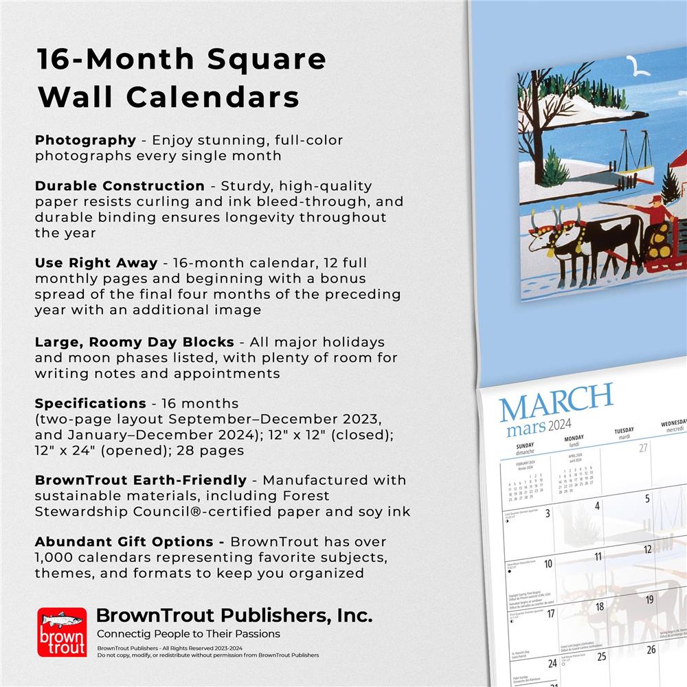 Maud Lewis 2024 Wall Calendar product image