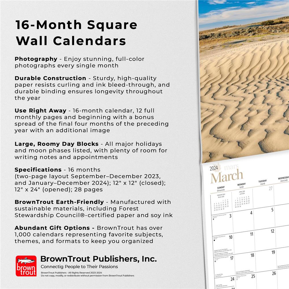 9781525611643 Saskatchewan 2024 Wall Calendar Wyman Publishing