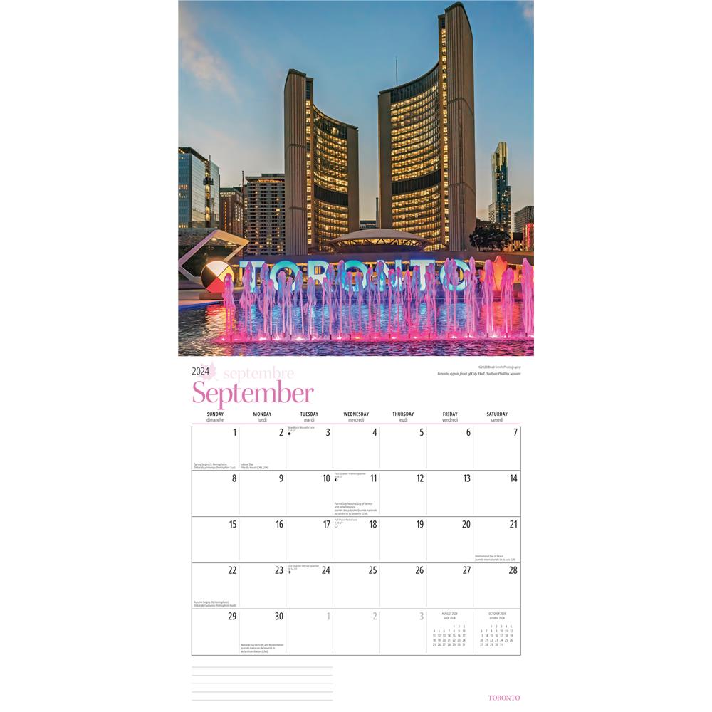 Toronto 2024 Wall Calendar product image