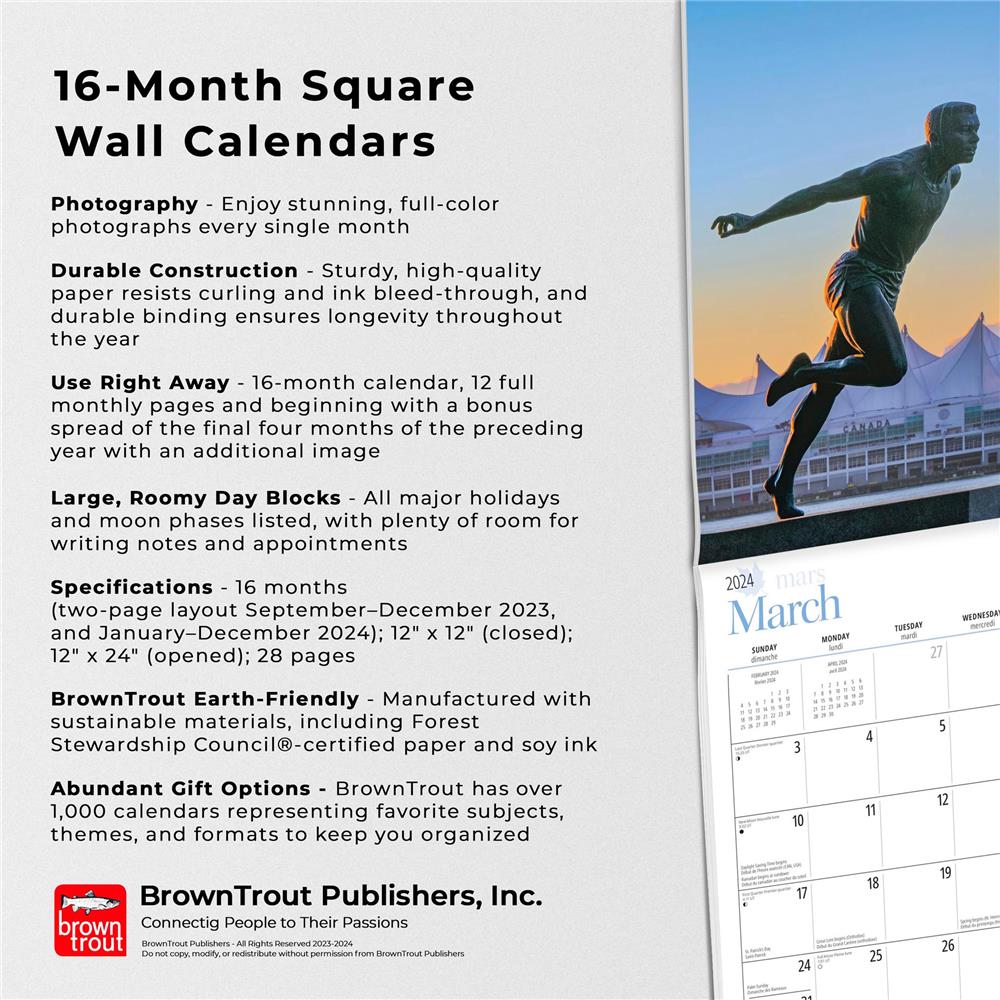 Vancouver 2024 Wall Calendar product image