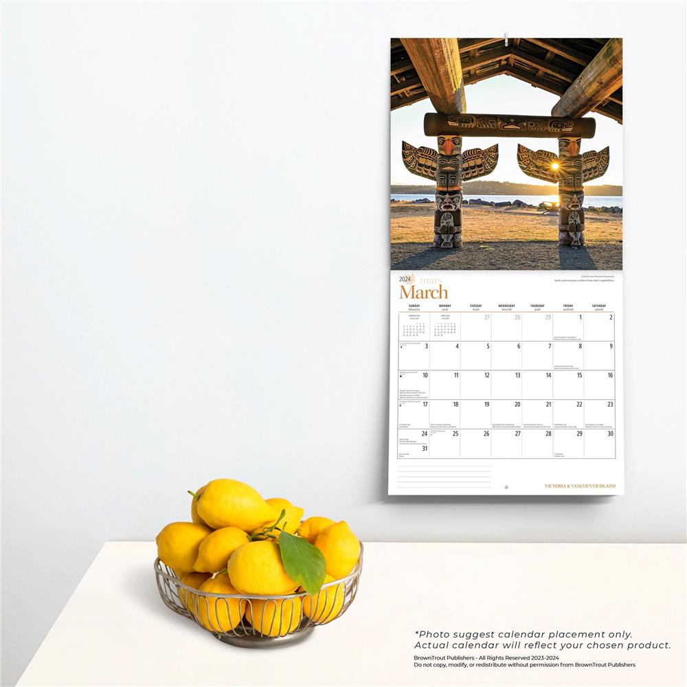 Victoria and Vancouver Island 2024 Wall Calendar product image