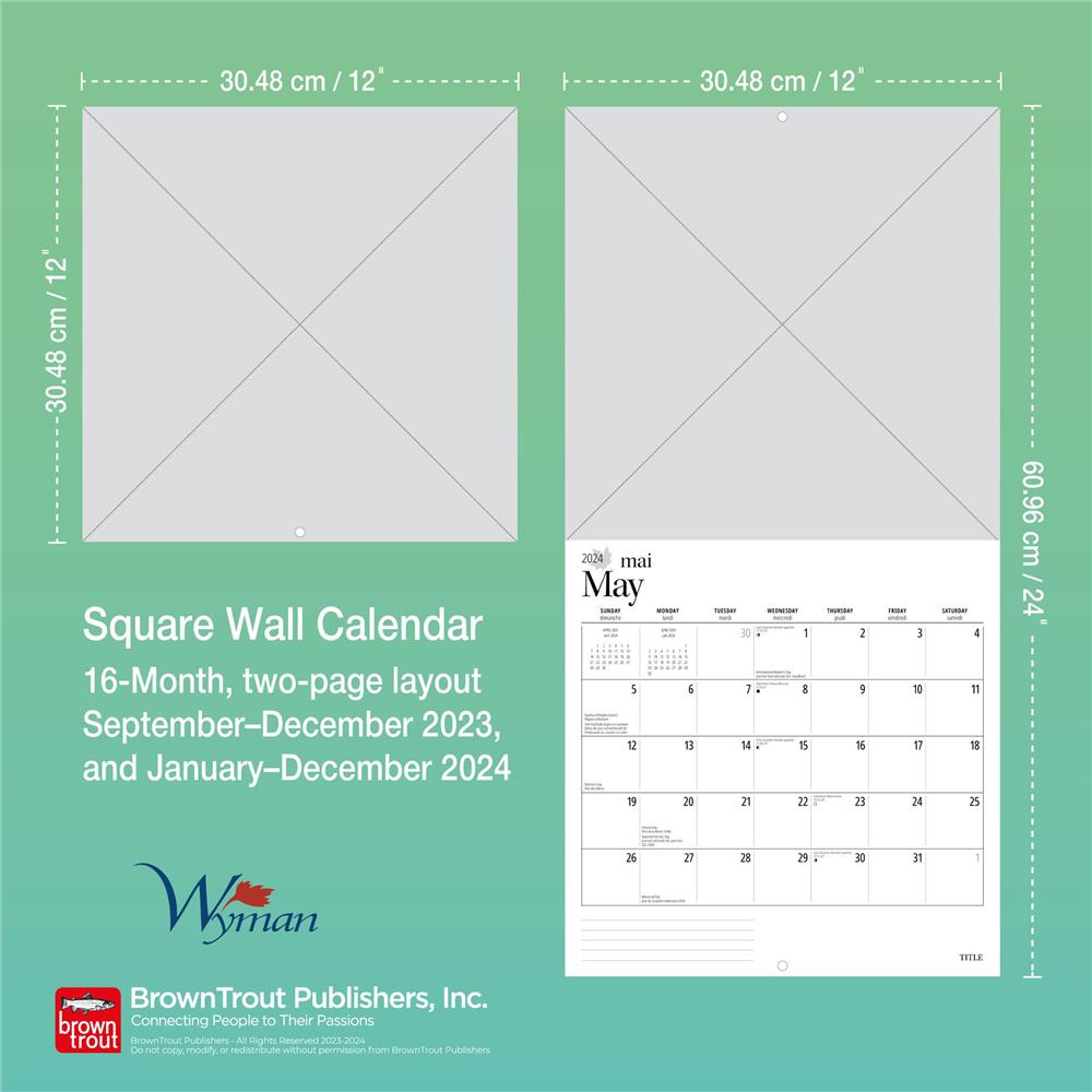 Victoria and Vancouver Island 2024 Wall Calendar product image