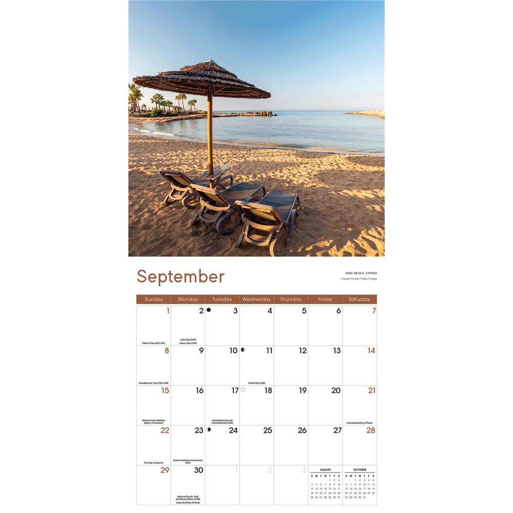 Beaches 2024 Wall Calendar product image