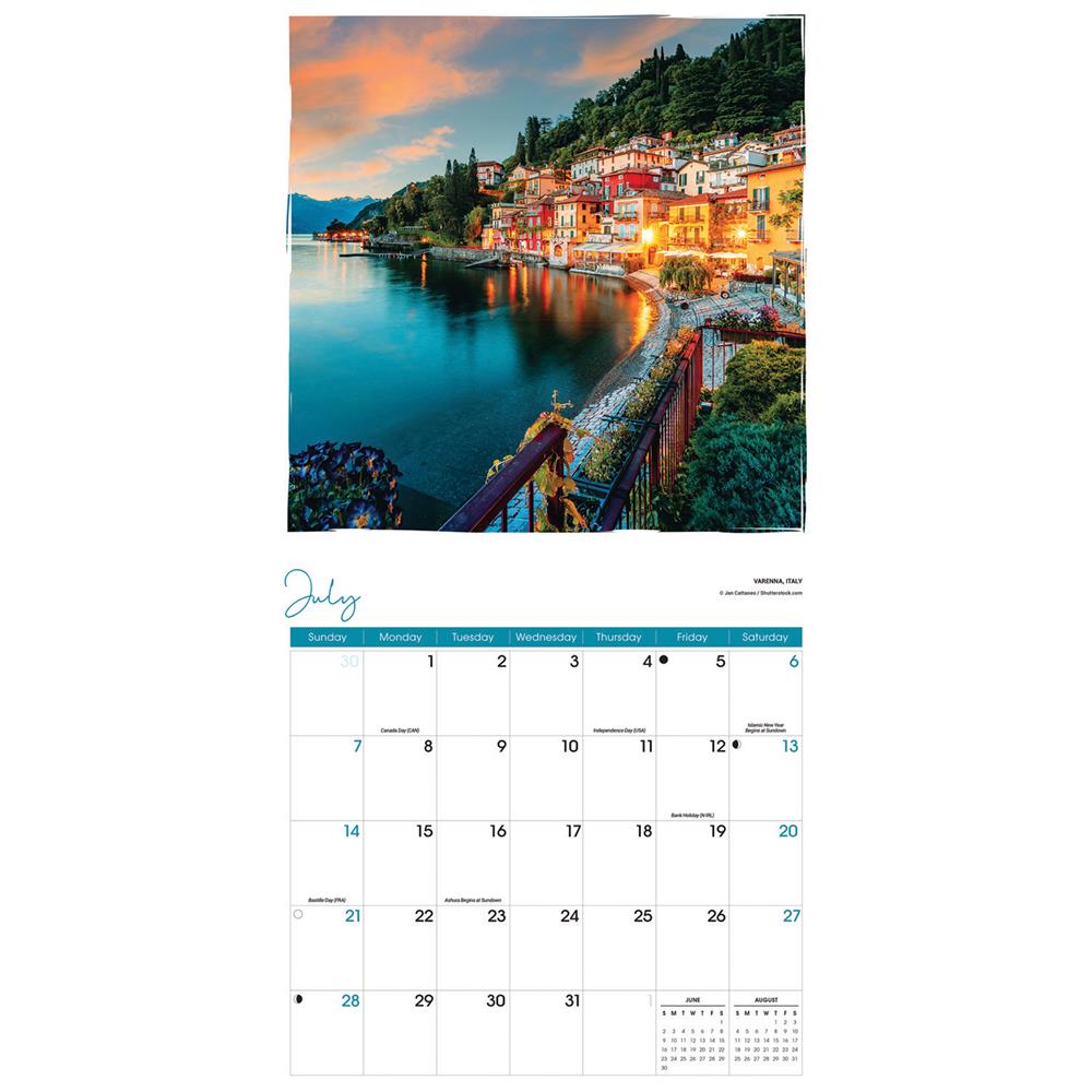 Romantic Europe 2024 Wall Calendar product image