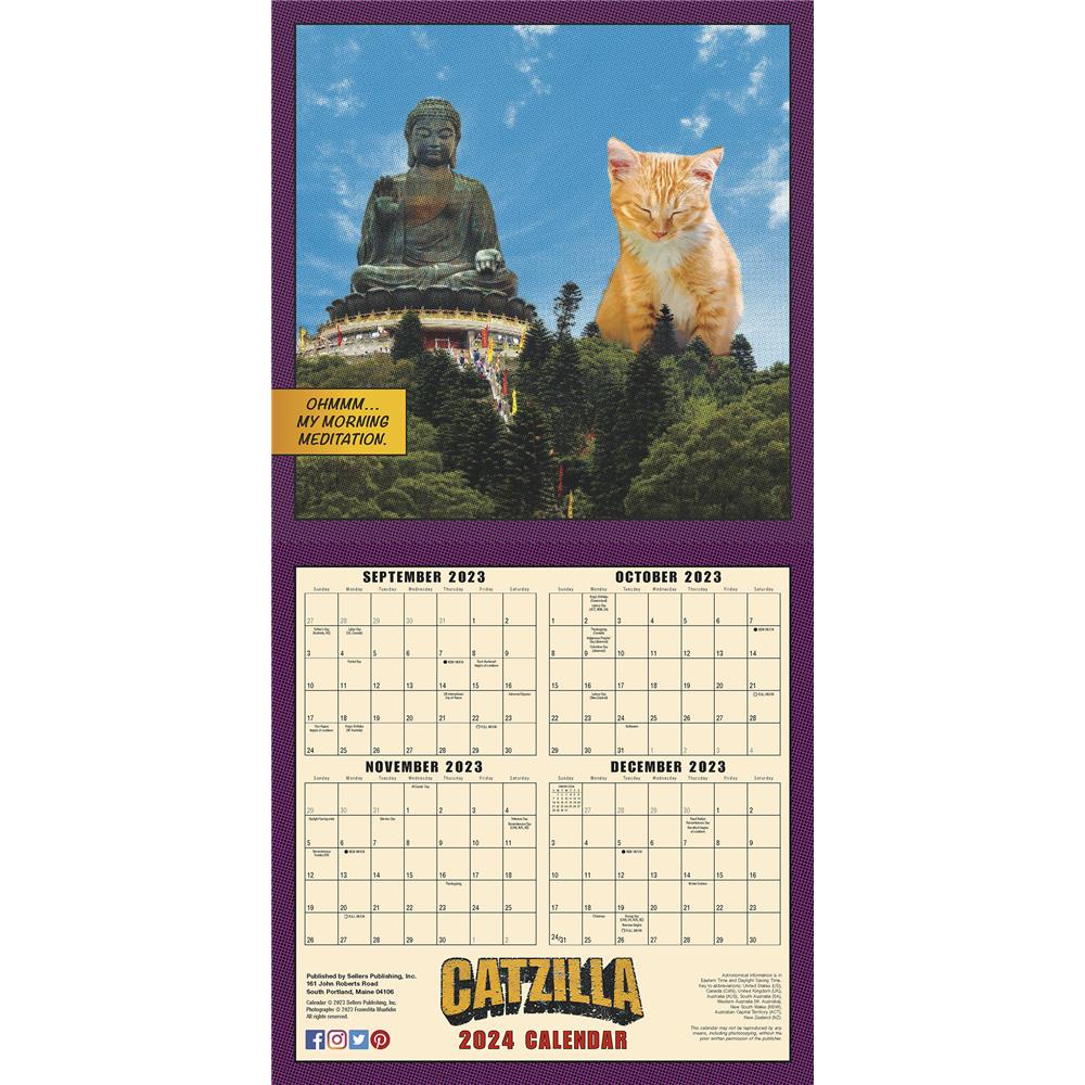 Catzilla 2024 Wall Calendar - Online Exclusive