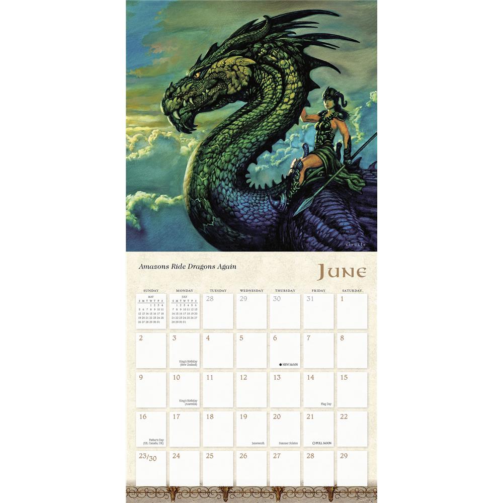 Dragons by Ciruelo 2024 Wall Calendar - Online Exclusive