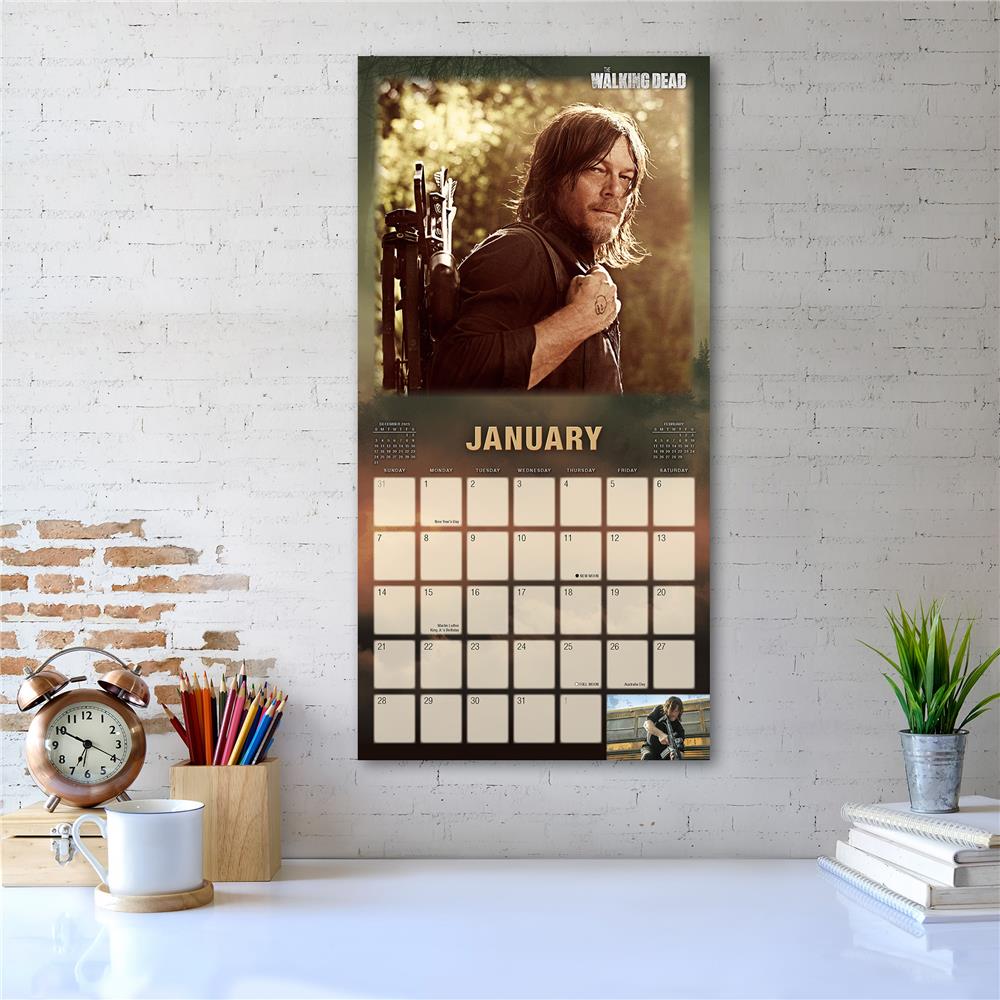 The Walking Dead Daryl Dixon 2024 Wall Calendar