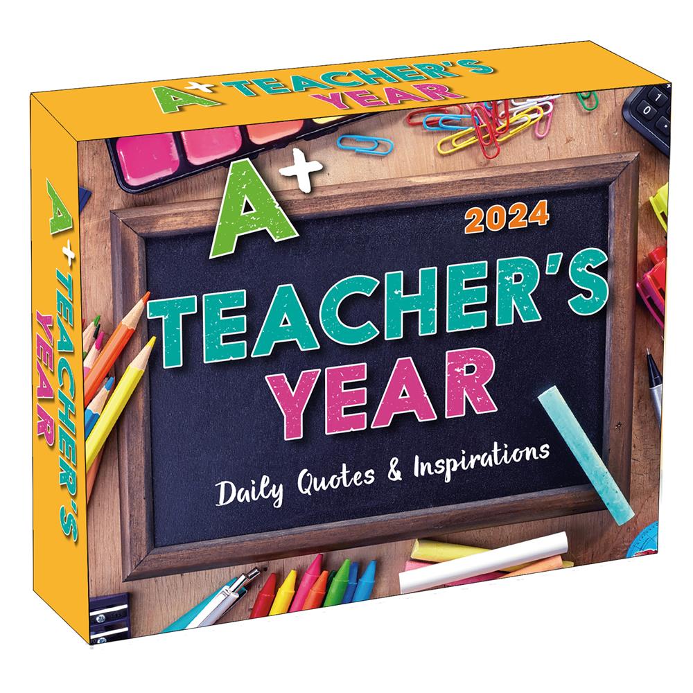 Teachers Year 2024 Box Calendar - Online Exclusive