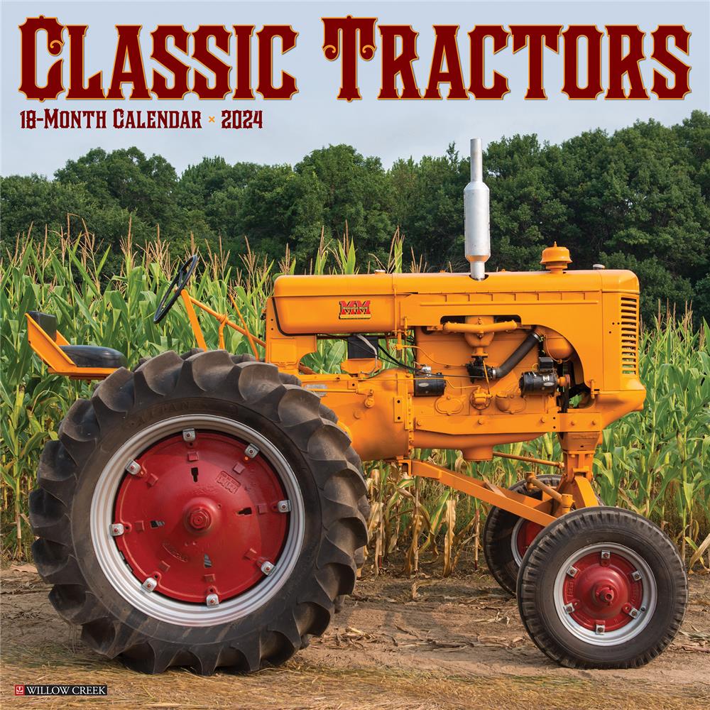 Tractors Classic 2024 Wall Calendar