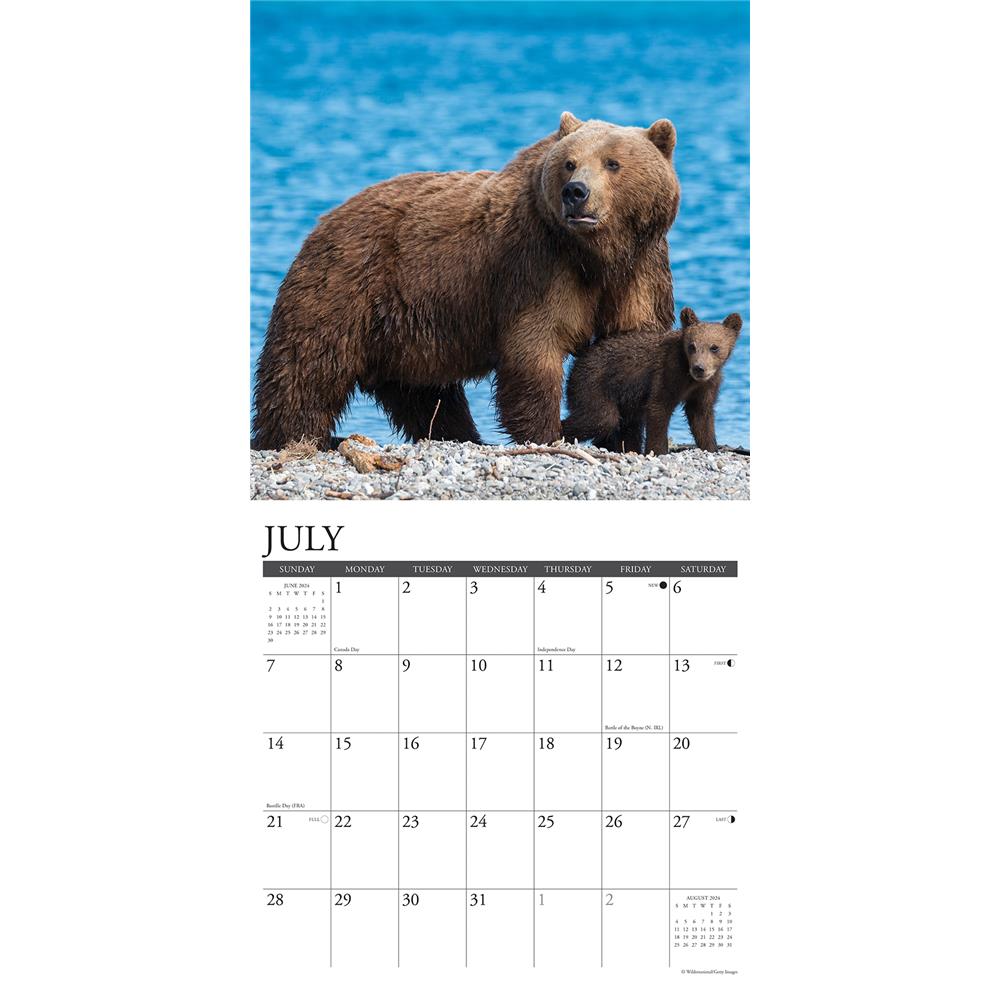 Grizzlies 2024 Wall Calendar