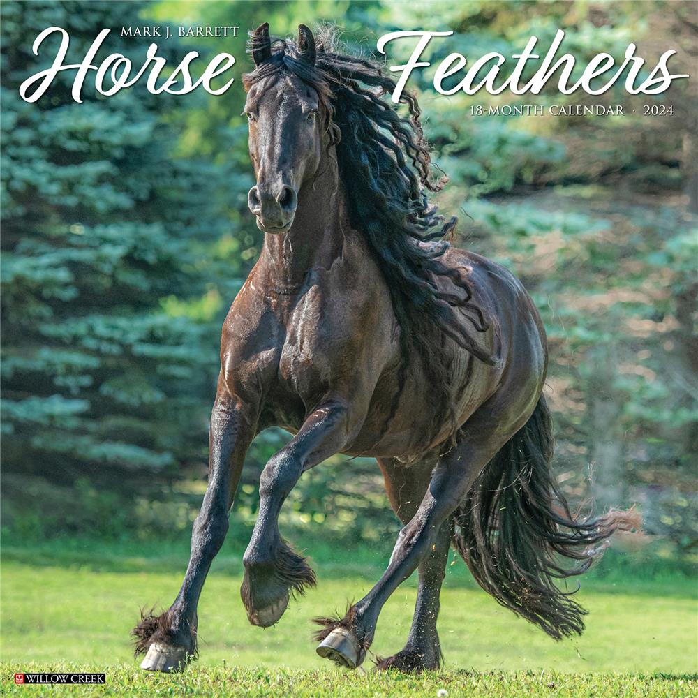 Horse Feathers 2024 Wall Calendar - Online Exclusive