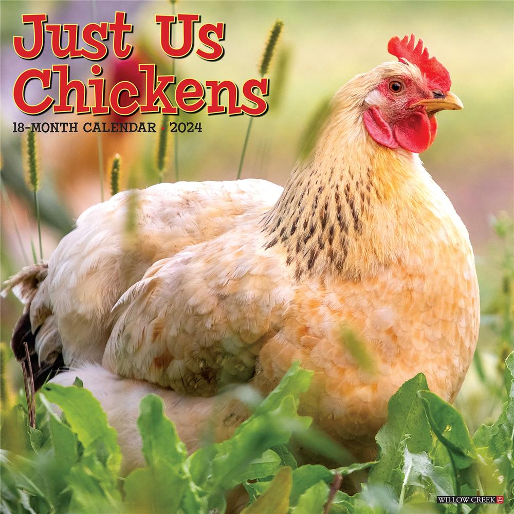 Just Us Chickens 2024 Wall Calendar - Online Exclusive