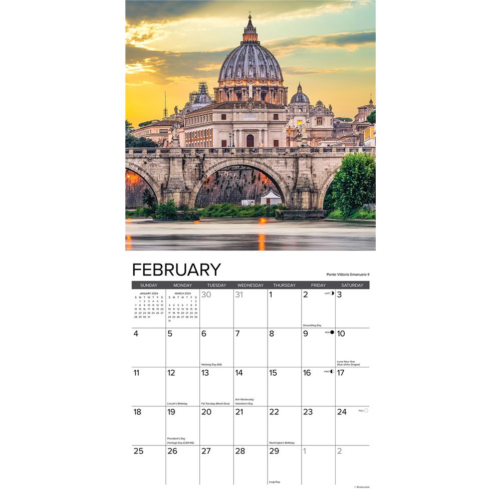 Rome 2024 Wall Calendar - Online Exclusive product image