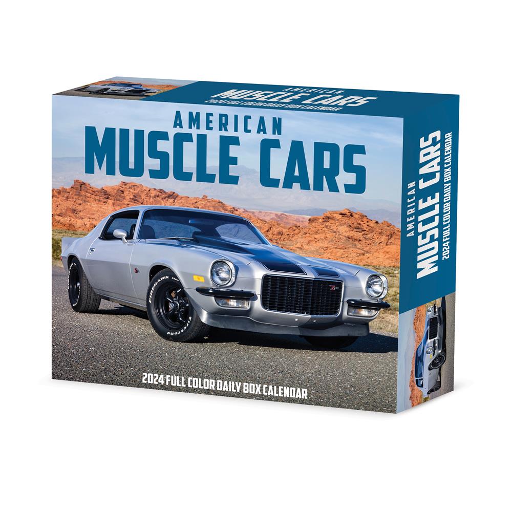 American Muscle Cars 2024 Box Calendar product image