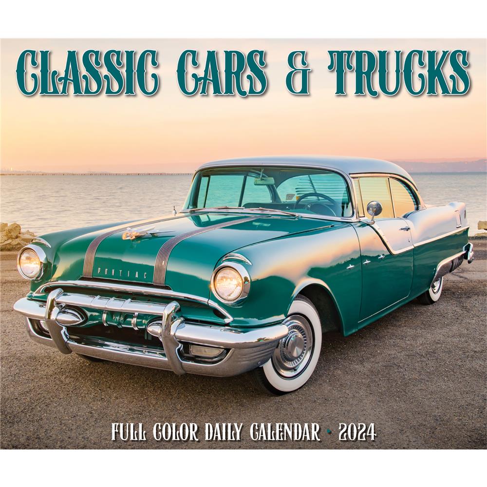 Classic Cars and Trucks 2024 Box Calendar product image