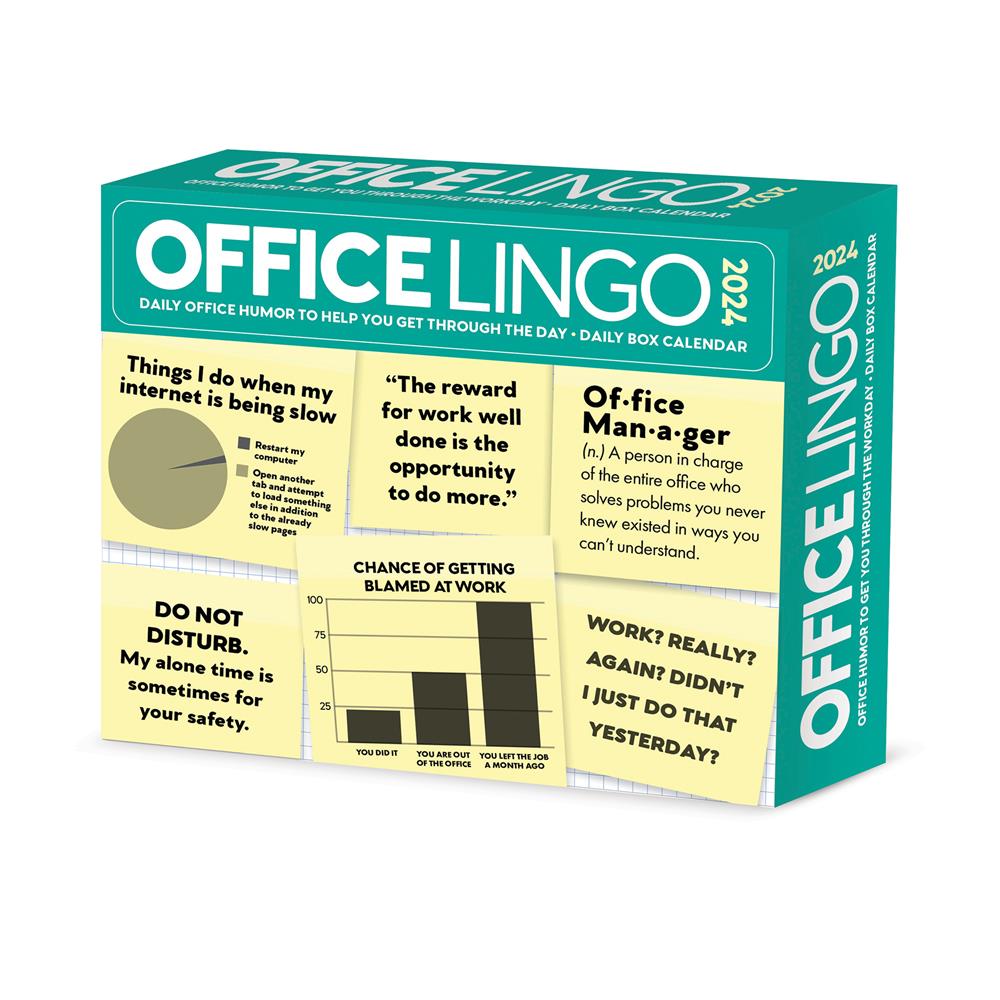Office Lingo 2024 Box Calendar product image