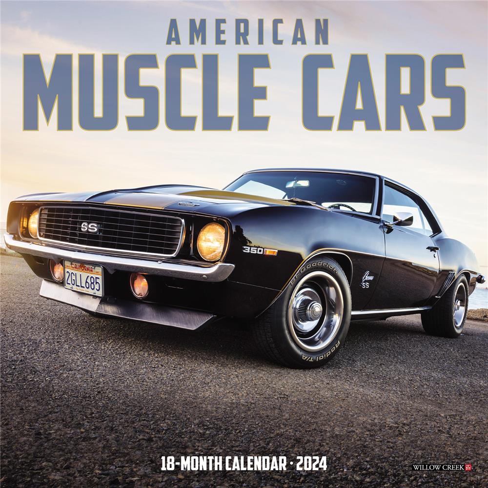 American Muscle Cars 2024 Mini Calendar product image