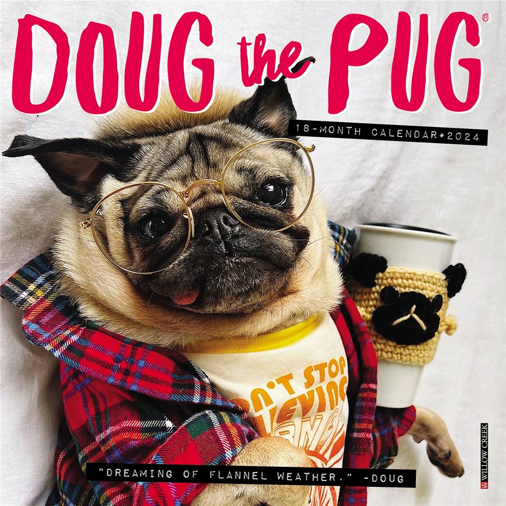 Doug the Pug 2024 Mini Calendar product image