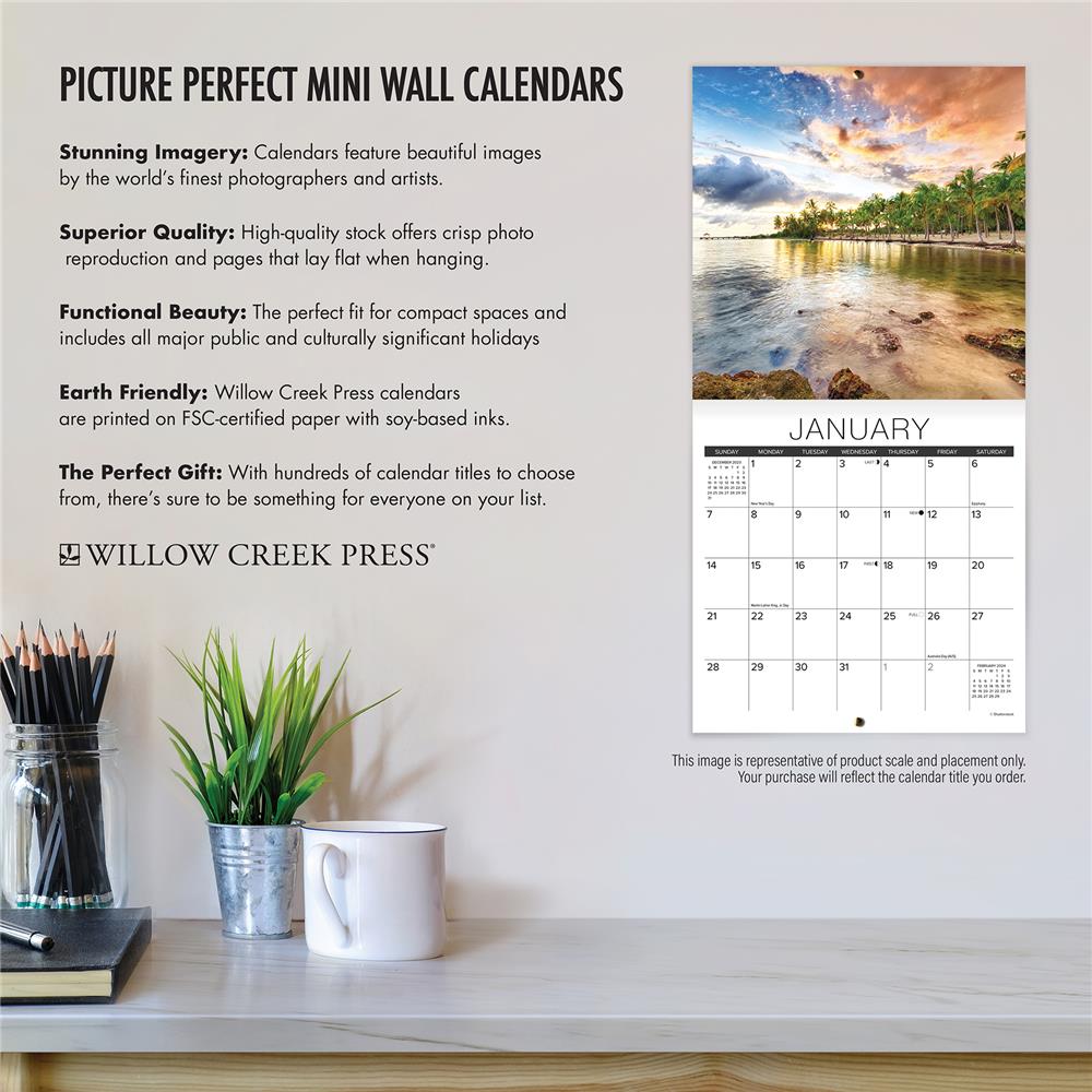 Pug Mugs 2024 Mini Calendar product image