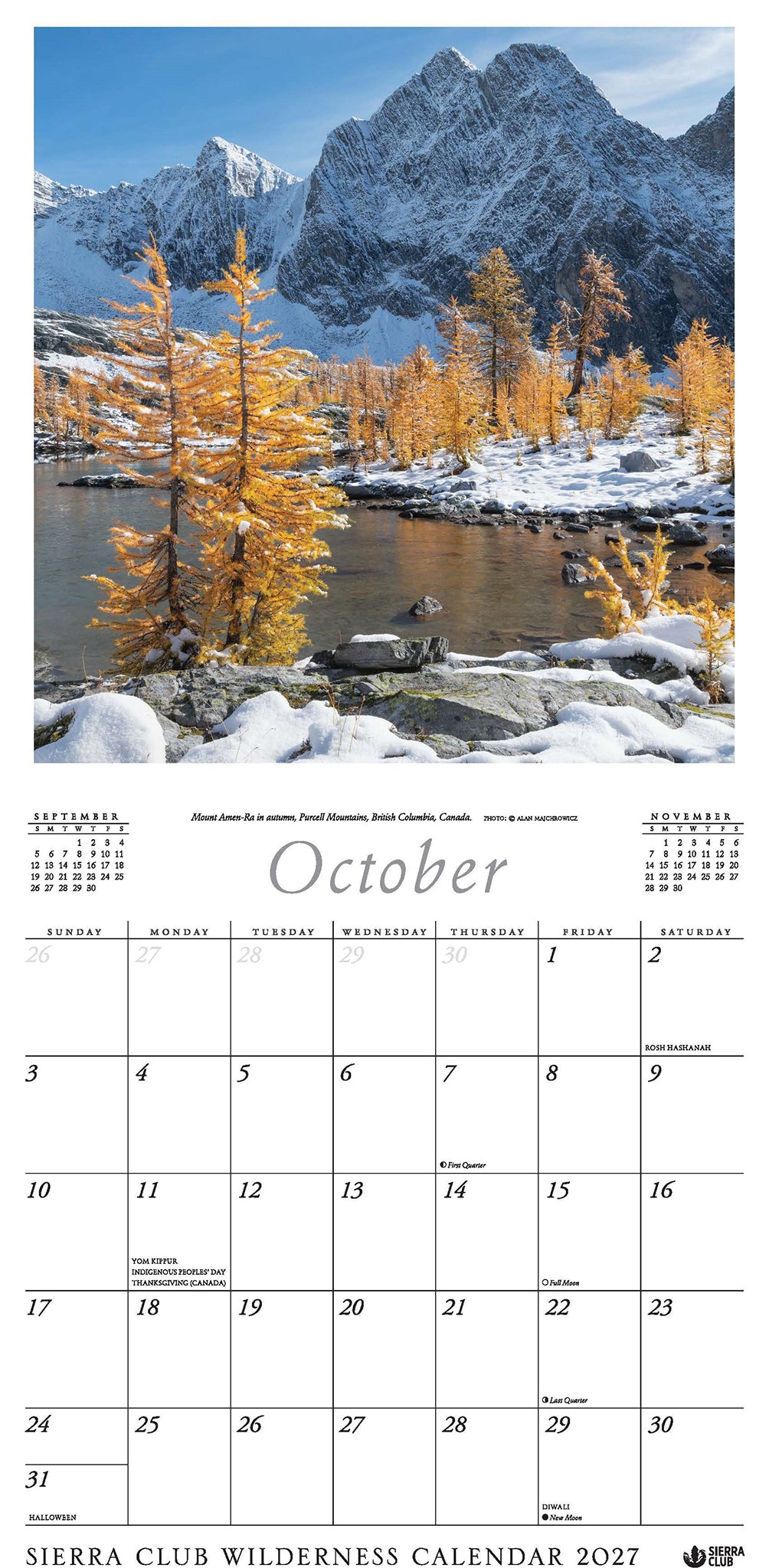 Sierra Club Wilderness 2027 Wall Calendar