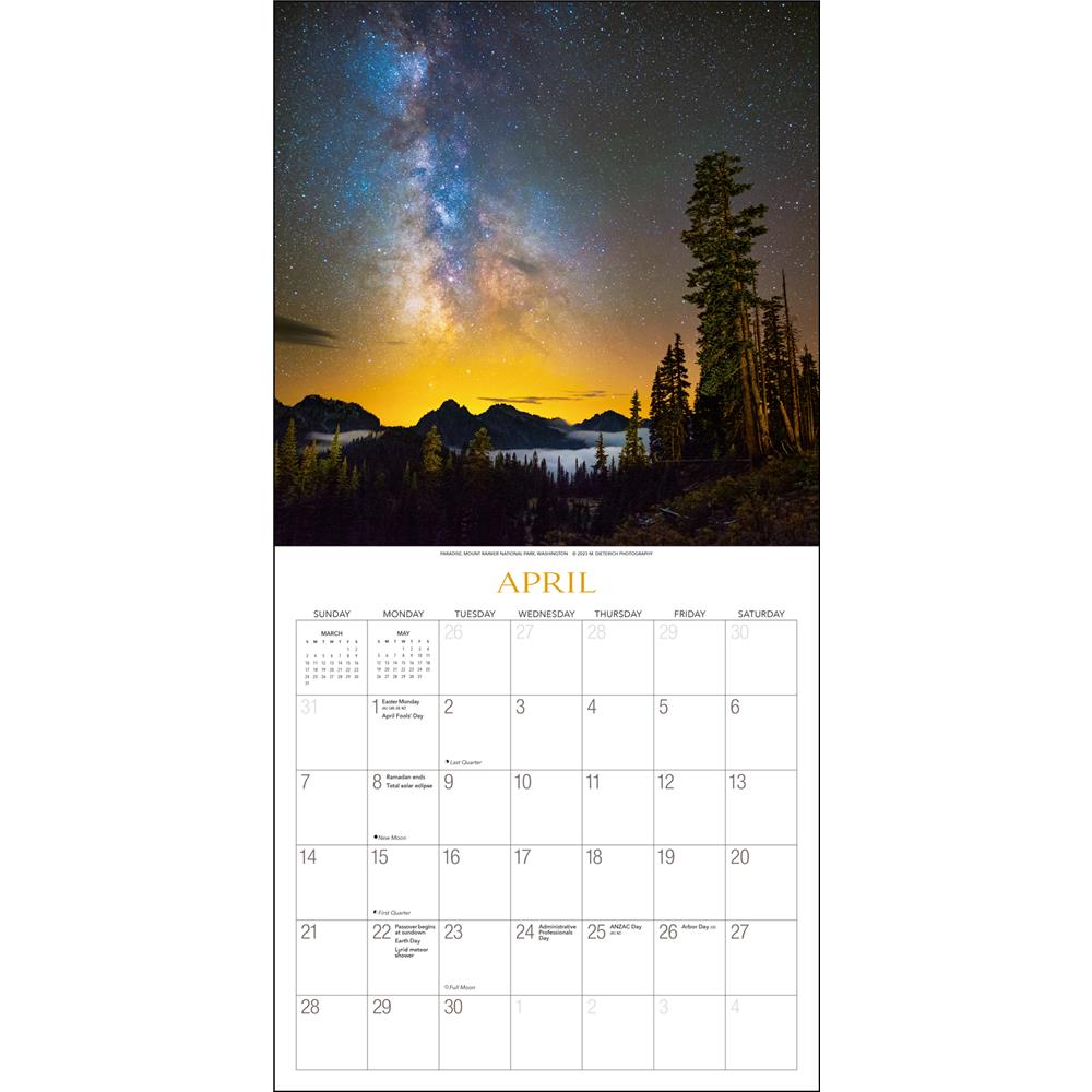 Galaxy of Stars 2024 Wall Calendar