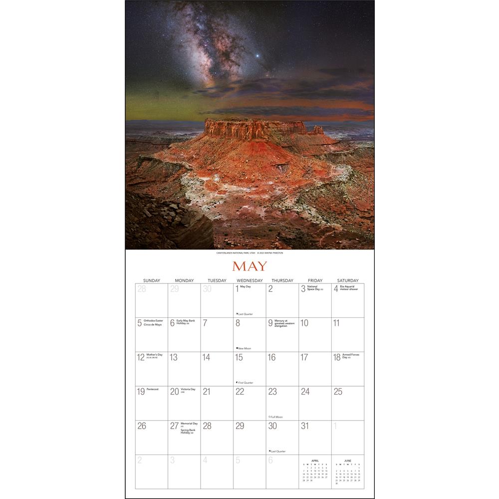Galaxy of Stars 2024 Wall Calendar