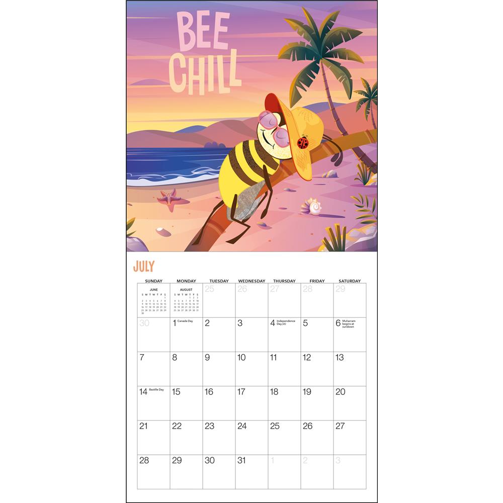 Bee Happy 2024 Mini Calendar - Online Exclusive