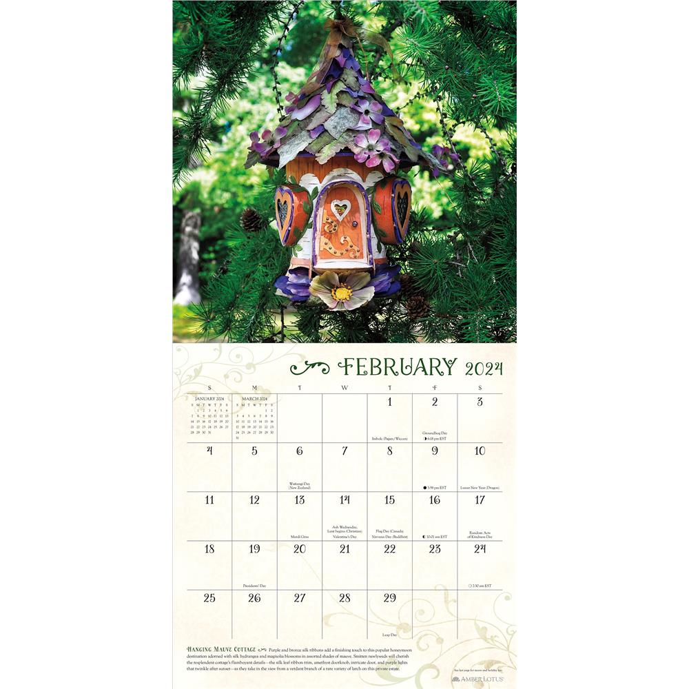 Fairy Houses 2024 Wall Calendar product image