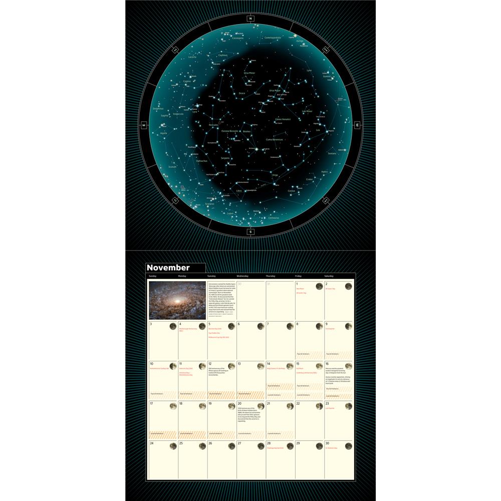 Year of the Night Sky 2024 Wall Calendar