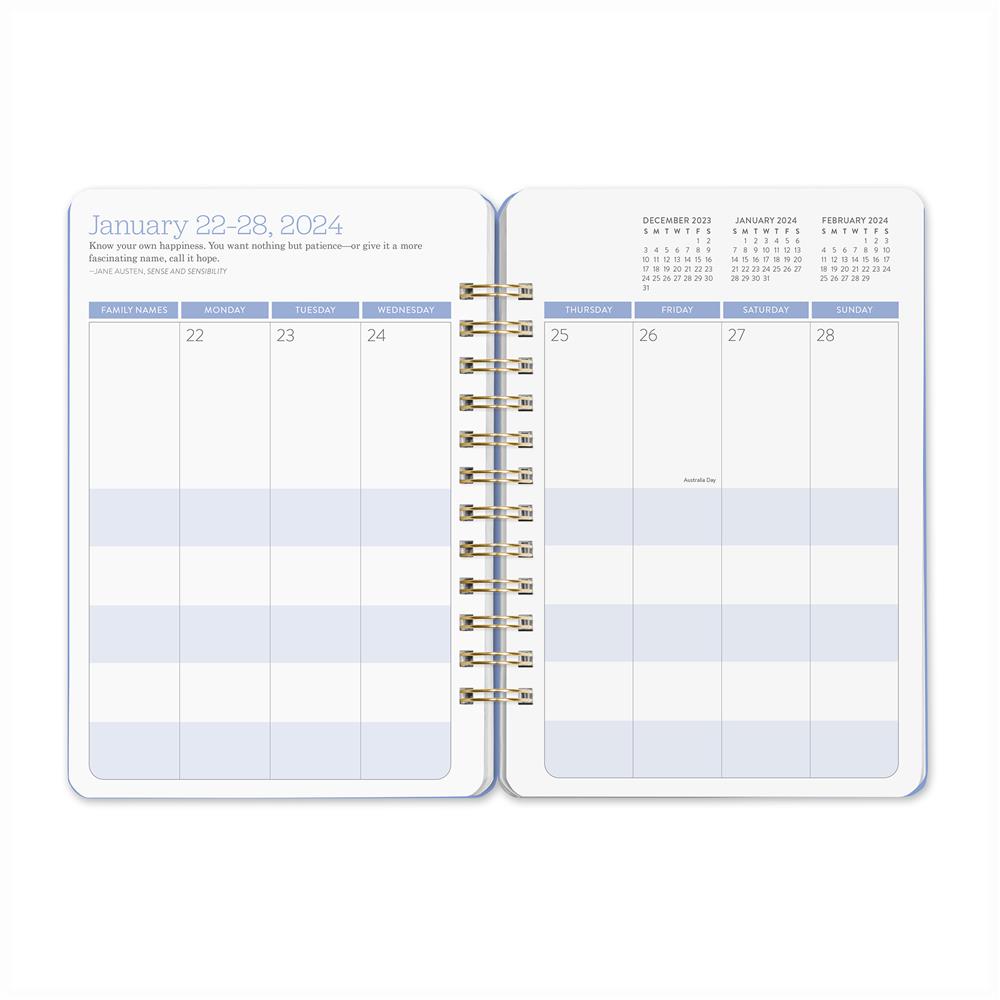 Coral Grid Do It All 2024 Planner Engagement Calendar - Online Exclusive product image