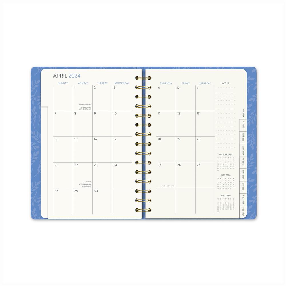 Bella Flora Ondine 2024 Tabbed Planner Engagement Calendar product image