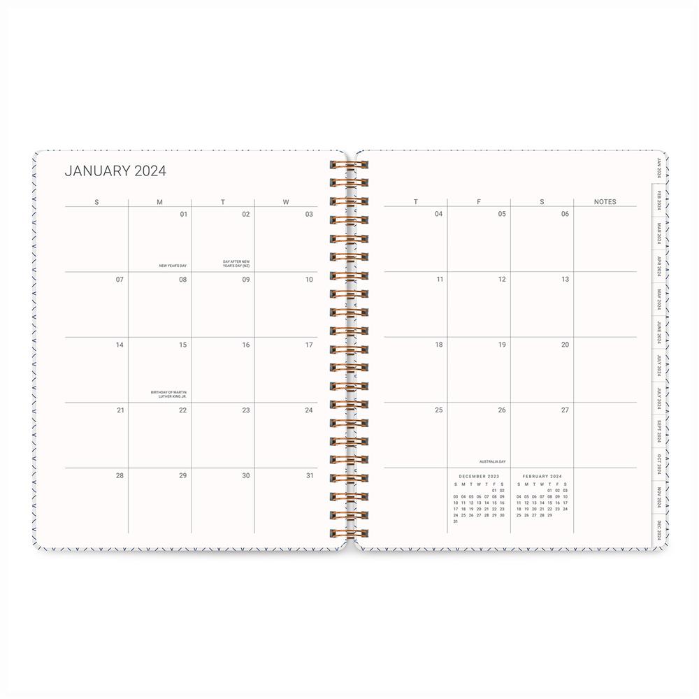 Oxford Blue Baxter 2024 Planner Engagement Calendar product image