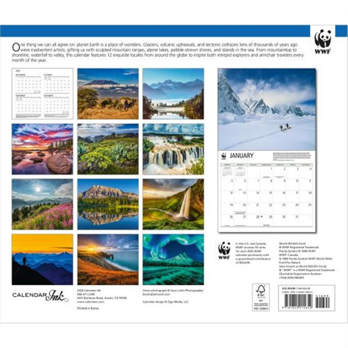 WWF World Wildlife Fund Calendar Club