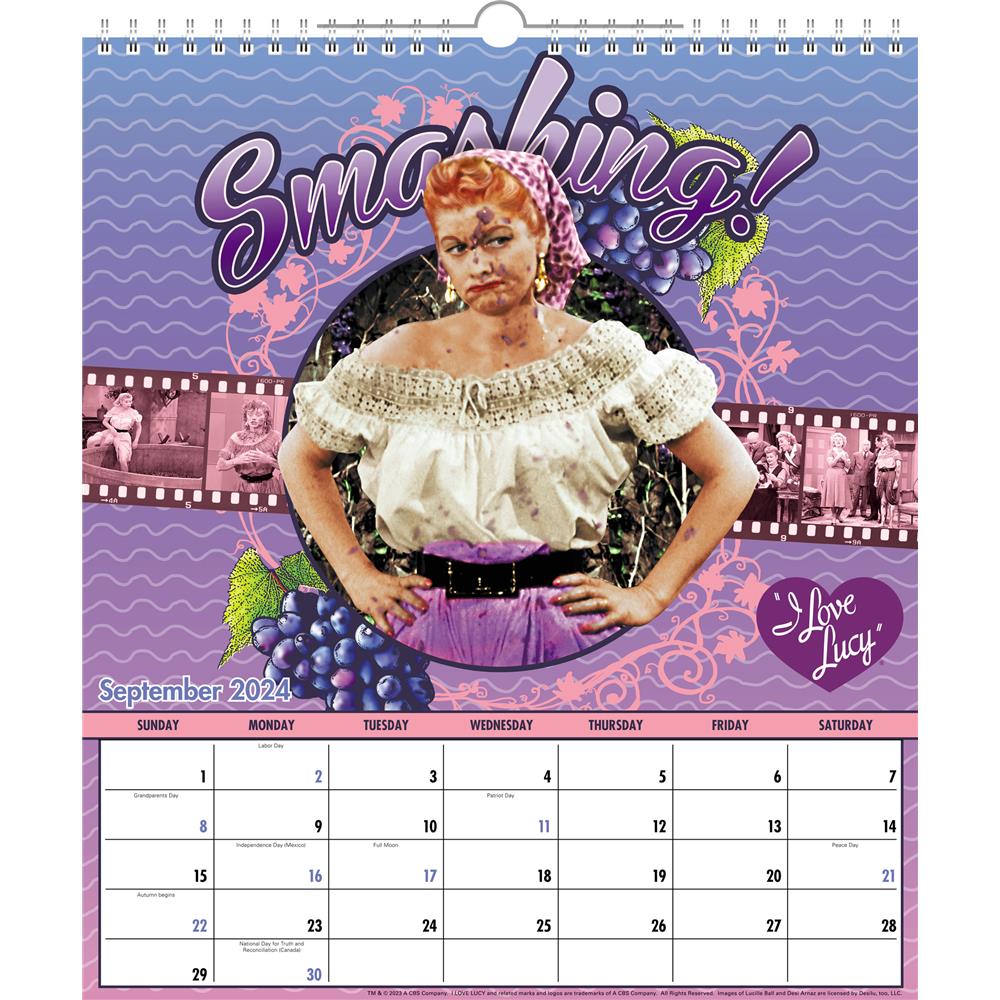 I Love Lucy 2024 Special Edition Wall Calendar - Online Exclusive