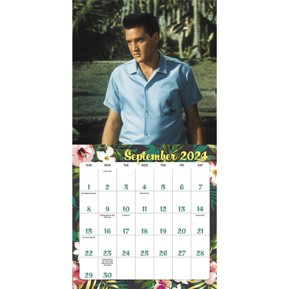Elvis Presley 2024 Special Edition Wall Calendar - Online Exclusive product image