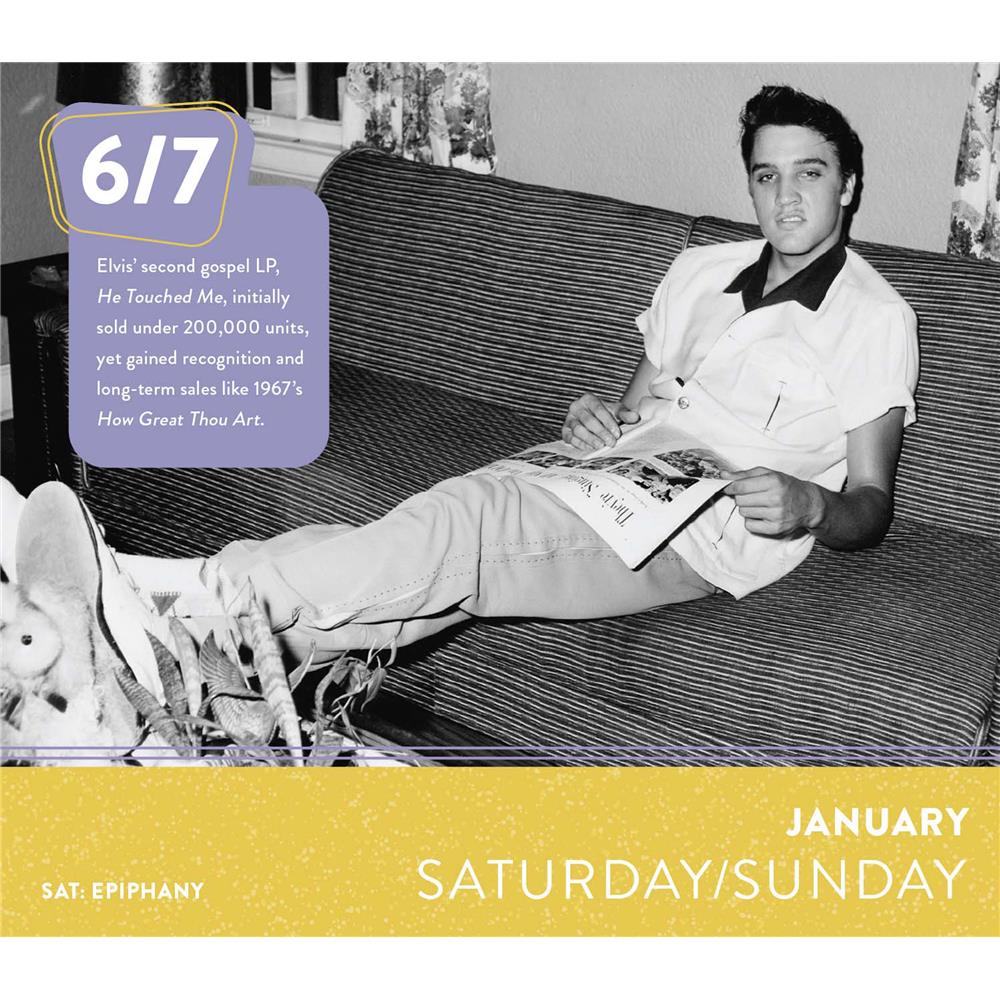 Elvis Presley 2024 Box Calendar product image