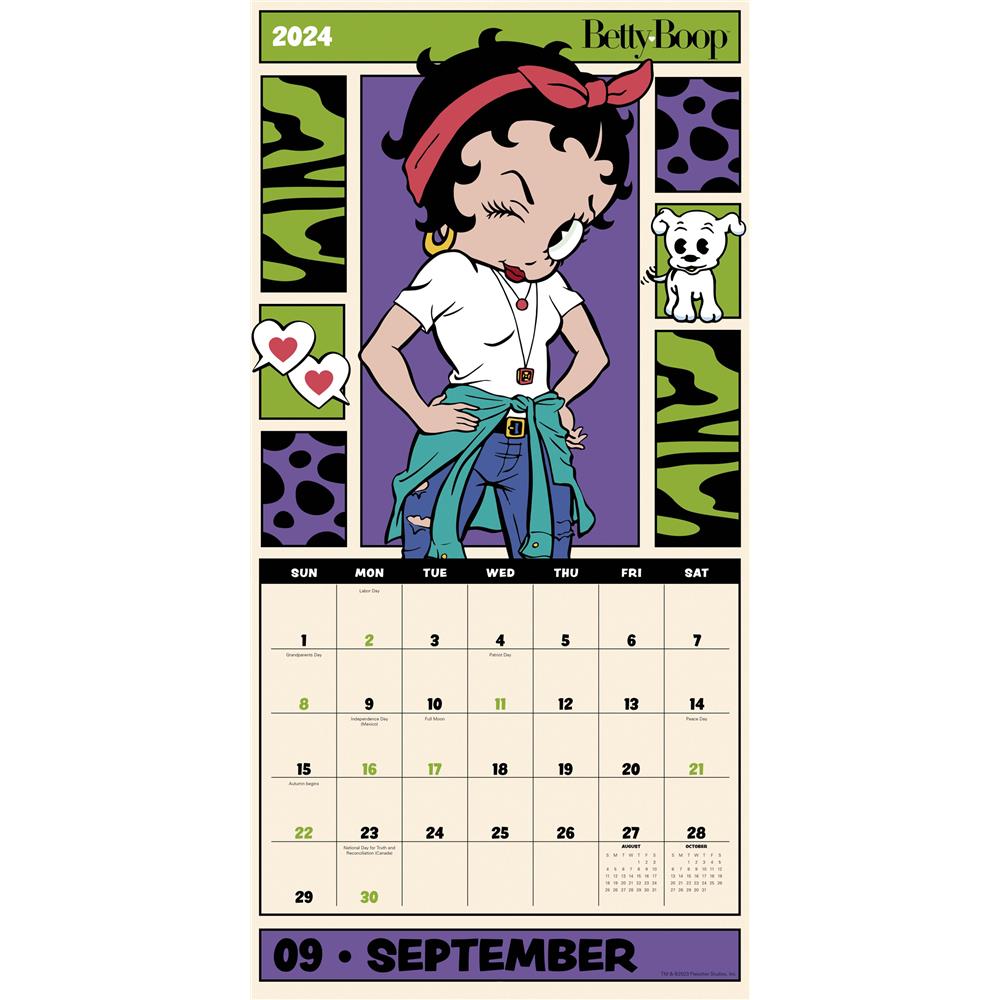 Betty Boop 2024 Wall Calendar product image