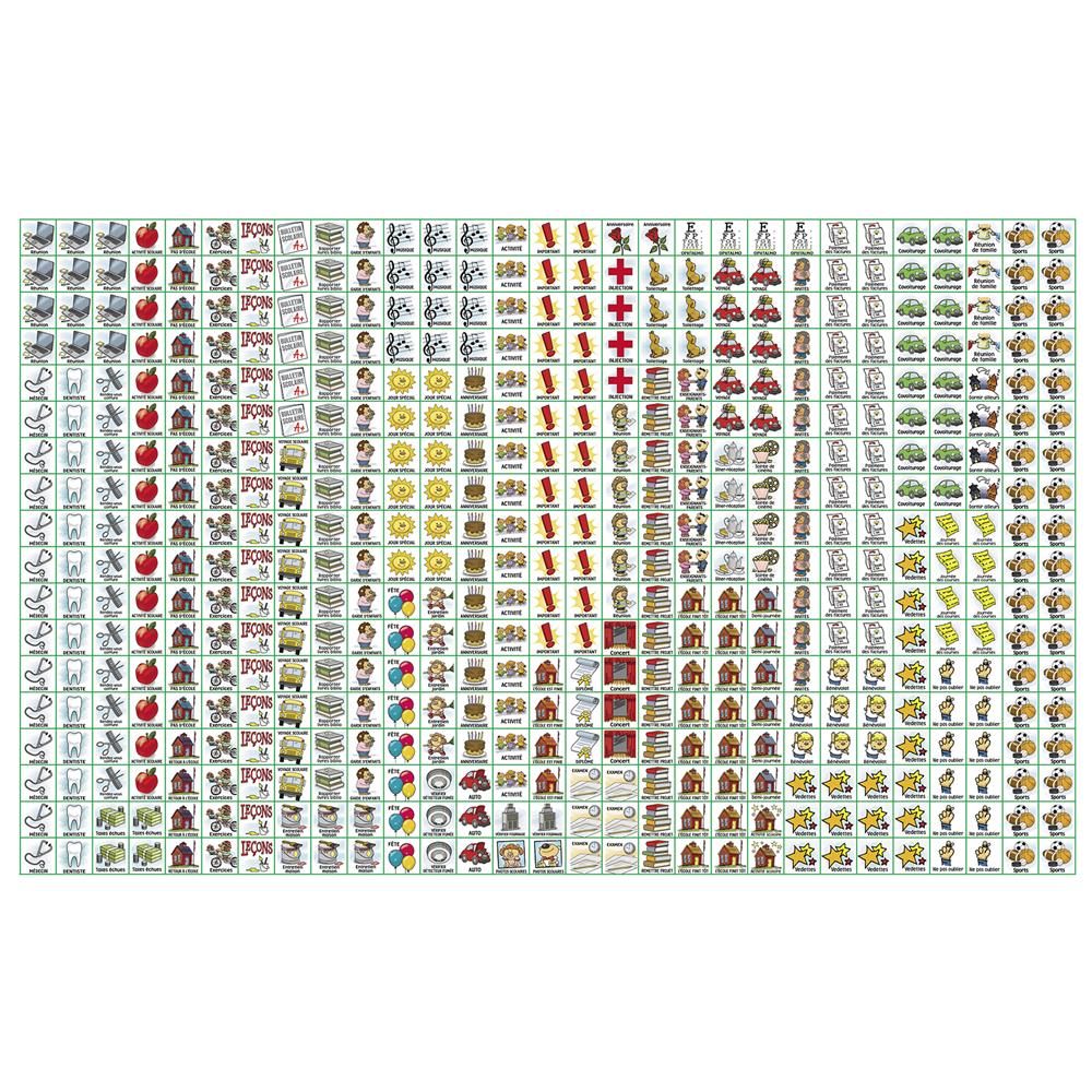 Motherword 2024 Magnetic Fridge Wall Calendar (French) product image