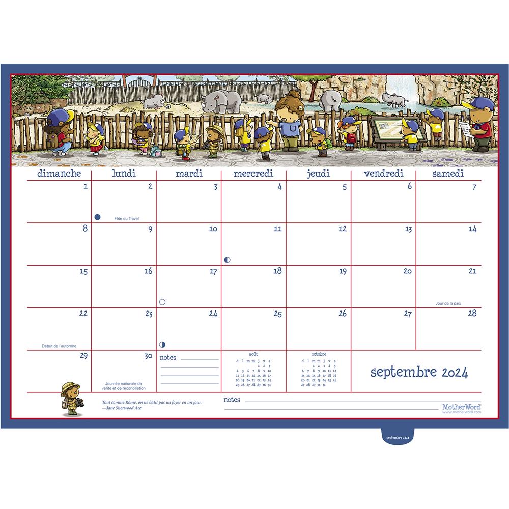 Motherword® Ultime grand calendrier familial (version de luxe - français) -  ACCO Canada