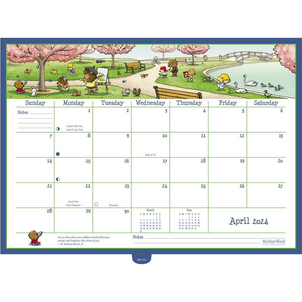 9781647064891 Motherword Deluxe 2025 Wall Calendar Exclusive by ACCO