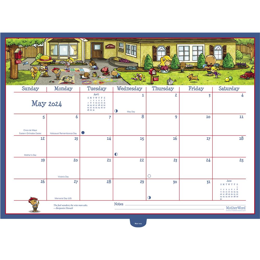 Motherword Moms Ultimate Family 2024 Calendar Club exclusive image